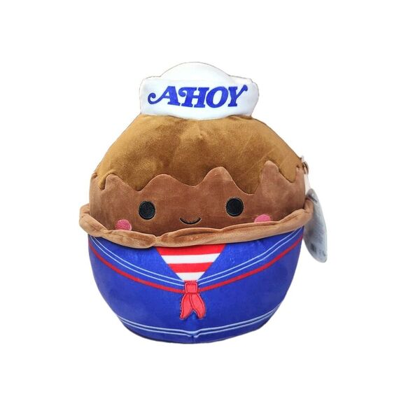 Squishmallows Stranger Things NWT Ice Cream Ahoy Chocolate Plush Collectable - Picture 1 of 13
